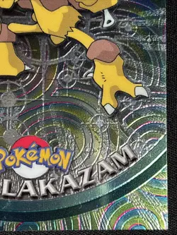 ALAKAZAM 2000 TOPPS CHROME POKEMON TV ANIMATION EDITION #65 - Image 4
