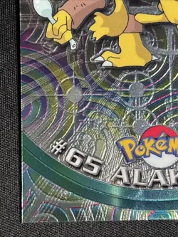 ALAKAZAM 2000 TOPPS CHROME POKEMON TV ANIMATION EDITION #65 - Image 5