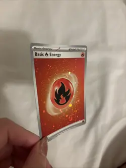 Basic Fire Energy Cosmos Holo - Pokemon TCG NM 1 - Image 2