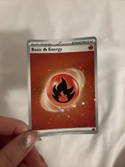 Basic Fire Energy Cosmos Holo - Pokemon TCG NM 1 - Image 3