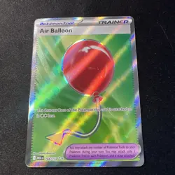 Pokemon TCG Air BalloonUltra Rare Holo Trainer 166/132 Mega Evolution English NM - Image 1