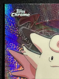 CLEFABLE 2000 TOPPS CHROME POKEMON TV ANIMATION EDITION #36. SPECTRA - Image 2