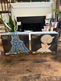 Pokemon Center Mega Evolution Gardevoir & Lucario ETB Elite Trainer Box Set of 2 - Image 1
