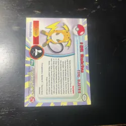 1999 Topps Pokemon #26 Raichu TV Animation Edition Blue Label MP - Image 2