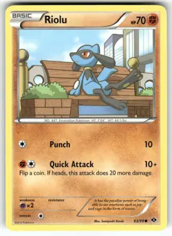 Riolu Next Destinies Common Pokemon Near Mint or Better - Image 1