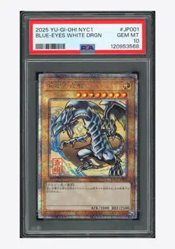 Yu-Gi-Oh PSA 10 Blue-Eyes White Dragon 2025 NYC1-JP001 Japanese - Image 1