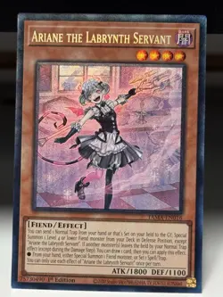 Yugioh! Ariane the Labrynth Servant - TAMA-EN016 - Collector's Rare - 1st Editio - Image 1