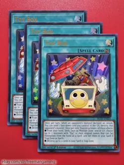 Yugioh Toy Box Deck Core Set 9 card BLTR Soldier Tank Ultra Rare 1st Edition NM - Image 2