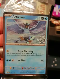 Articuno Pokemon TCG Journey Together Holiday Stamped Sealed 32/159 Card - Image 1