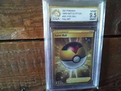 Pokemon vmax gold secret graded art sr level ball vstar 181/163 v gx ex Card b8 - Image 1