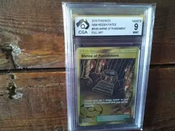 Pokemon vmax gold secret graded art sr shrine of punishment sv90 gx ex Card b4 - Image 1