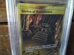 Pokemon vmax gold secret graded art sr shrine of punishment sv90 gx ex Card b4 - Image 2