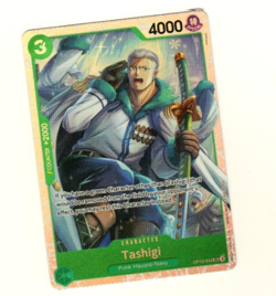 Tashigi OP10-032 Premium Booster Reprint Foil Super Rare One Piece Trading Card - Image 1