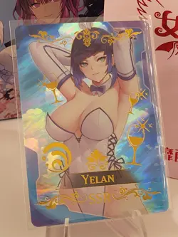 Yelan - Goddess Story Maiden Party - Sexy Waifu card - Image 1