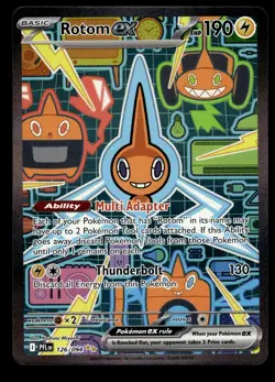 Rotom ex 126/094 Special Illustration Rare Phantasmal Flames Pokemon Card - Image 1