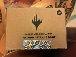 MTG Magic Secret Lair Commander Deck Sealed FOIL RAINING CATS AND DOGS - Image 1