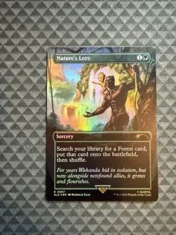 MTG Nature’s Lore #0867 Rainbow Foil Rare Secret Lair Drop Series (SLD) - Image 1