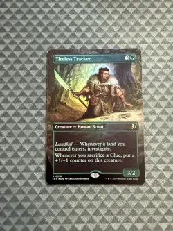 MTG Tireless Tracker #0318 Foil Borderless Rare Innistrad Remastered (INR) - Image 1