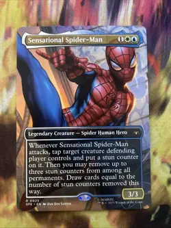 Sensational Spider-Man (Borderless) Marvel's Regular 0025 Mtg Non Foil - Image 1