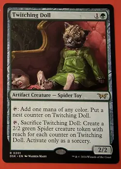 MTG - MAGIC: DUSKMOURN *TWITCHING DOLL* NM, RARE #201, REGULAR FINISH - Image 1