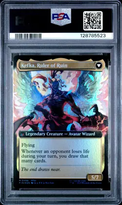 2025 MTG FINAL FANTASY #0496 KEFKA, COURT MAGE/KEFKA, RULER OF RUIN PSA 10 - Image 2