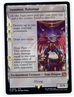 Summon: Bahamut FIN EN 0001 - Mythic Rare Non-Foil - NM - Image 1