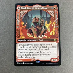 MTG Birgi, God of Storytelling (Showcase) Kaldheim Regular Magic The Gathering - Image 1