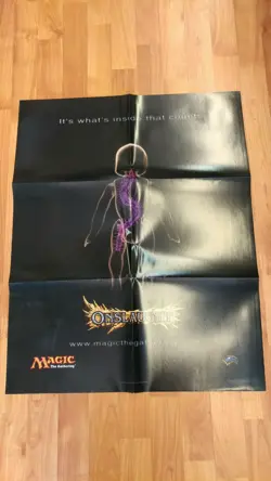 2002 MTG Magic the Gathering Onslaught Store Promo 22"x28" Poster POS - Image 1