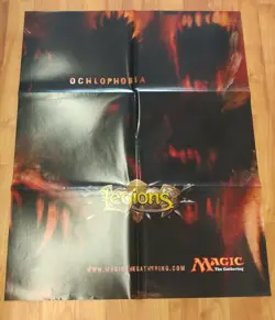 MTG Magic the Gathering Legions Store Promo 22"x28" Poster POS - Image 1