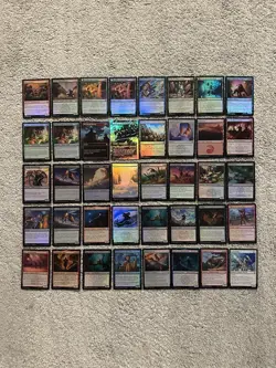 Huge Lot of 40 Foil Holo MTG Avatar The Last Airbender Cards - Image 1