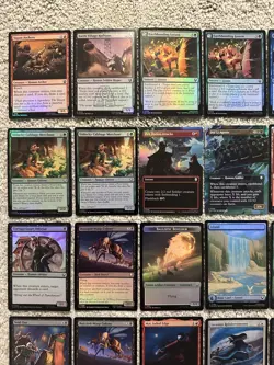 Huge Lot of 40 Foil Holo MTG Avatar The Last Airbender Cards - Image 2