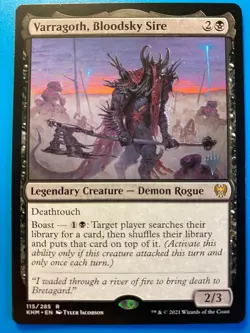 MTG 1x Varragoth, Bloodsky Sire # 115 Kaldheim PROMO PACK Magic Gathering x1 NM - Image 1