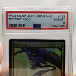 MTG - Modern Horizons 3 - Psychic Frog - Graded PSA 8 - Image 3