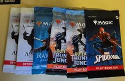 Magic The Gathering MTG Play Booster Packs Beyond Booster Packs Lot 6 total - Image 1