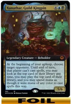 1x - Xanathar, Guild Kingpin - FOIL EXTENDED ART #391 - Forgotten Realms MTG - Image 1