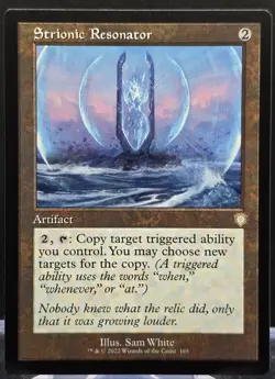 Strionic Resonator #165 Commander: The Brothers' War Retro Frame Regular Rare - Image 1