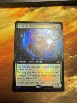 MTG Edge of Eternities *FOIL* EXTENDED ART R Icetill Explorer #0343 Near Mint! - Image 4