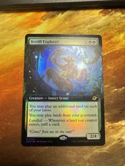 MTG Edge of Eternities *FOIL* EXTENDED ART R Icetill Explorer #0343 Near Mint! - Image 5