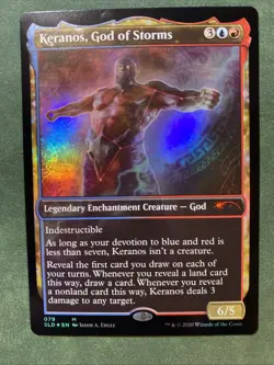 Magic The Gathering MTG Keranos, God of Storms 79 Foil NM Secret Lair Drop - Image 1