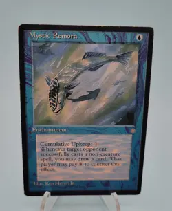 Mystic Remora x1 MTG Ice Age Magic Damaged DMG English - Image 1
