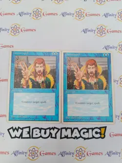 MTG | Counterspell | 4th Edition | Regular | Heavily Played | English - Image 1