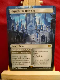 Ishgard, the Holy See (Borderless) - Final Fantasy - Rare - NM - MTG - Image 1