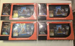 MTG Outlaws of Thunder Junction Deluxe Commander Deck Kit SET OF 4 Grand Larceny - Image 2