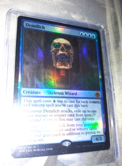 Demilich MTG NM+ Pack to Sleeve FOIL AFR - Image 1