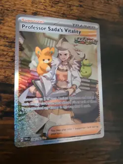 Pokemon Professor Sada's Vitality 256/182 Special Illustration Rare ParadoxRift - Image 2