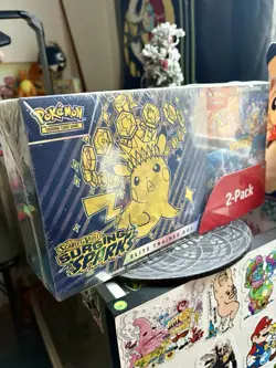 Pokemon Surging Sparks ETB and Booster Bundle Costco, 2-Pack Sealed! - Image 1