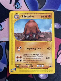 Pokemon Card - Piloswine Skyridge 43/144 Non Holo - Image 1