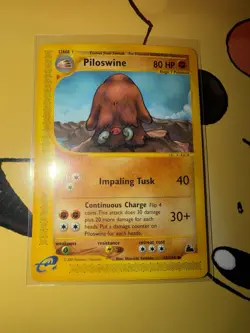 Piloswine 43/144 Skyridge Non Holo Vintage Pokemon TCG Card Near Mint NM - Image 1
