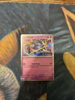 Pokemon TCG - Zacian MEP 015 Phantasmal Flames Prerelease Promo NM - Image 1