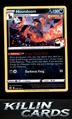 Houndoom 096/163 Rare Prize Pack Series Cards Pokemon Card NM - Image 1